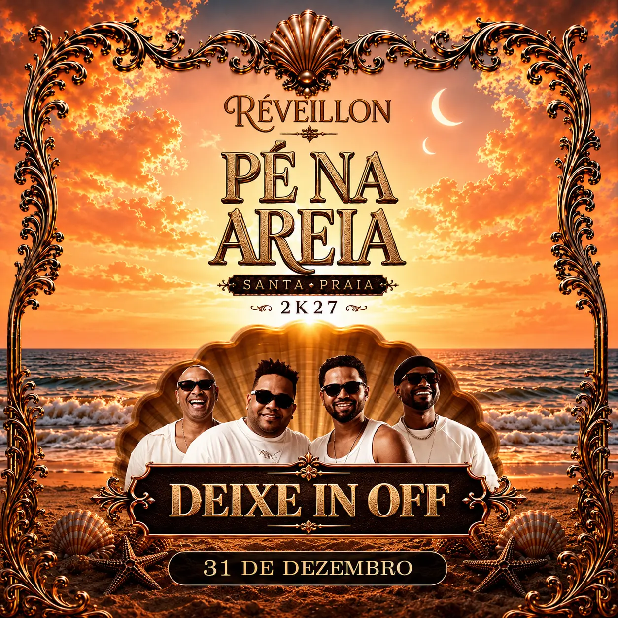 Cartaz de Deixe Inoff no Réveillon Pé Na Areia 2K27